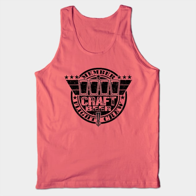 MEMBER: CRAFT BEER FLIGHT CREW Tank Top by ATOMIC PASSION